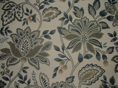 iLiv Woven Jacquard Fabric 1.3 Metres Clara Royal FR Cushion Curtain Upholstery