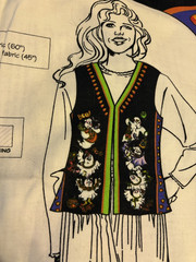 SEWING HALLOWEEN PROJECTS: APRONS, VEST*EXTRAS W/INSTRUCTIONS*NEW