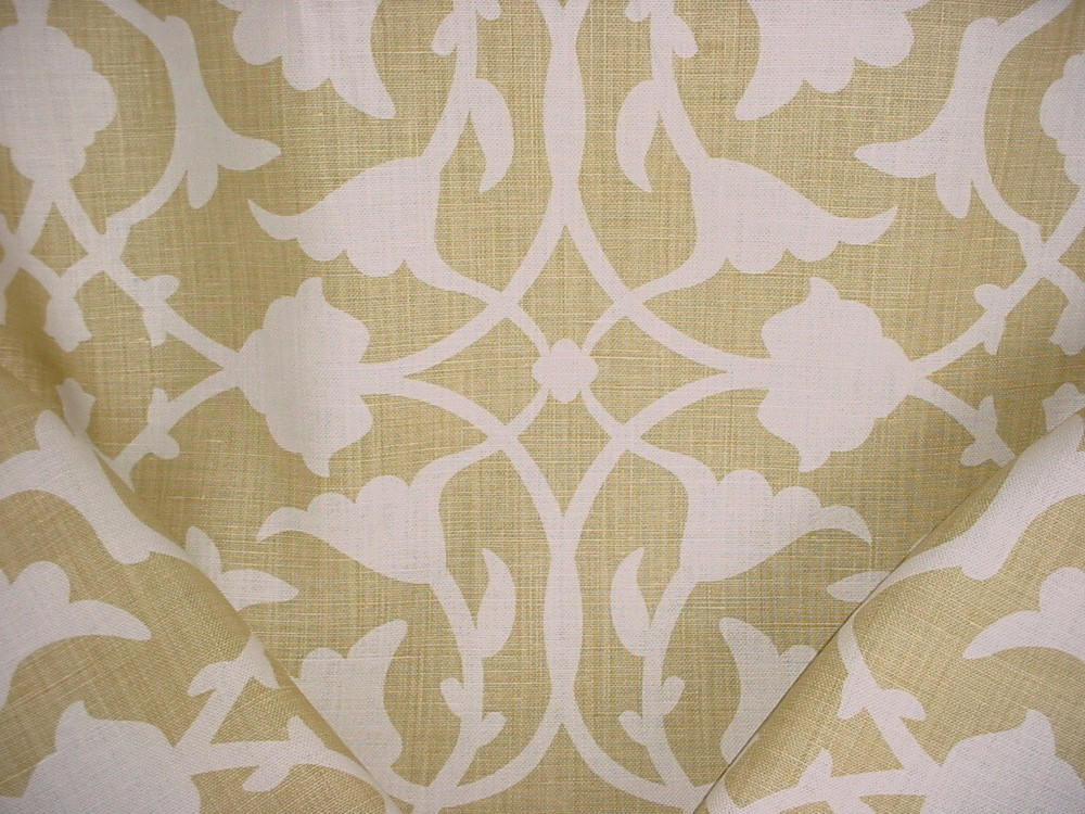 4-5/8Y Kravet Couture Barbara Barry Poetical Spungold Print Upholstery Fabric