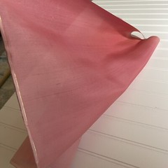 SILK SALMON , FABRIC 10 Yards x 21 Inches Wide or 360 Inches x 21 Wide