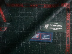 DORMEUIL 100% SUPER 130’s MERINO WOOL WORSTED SUITING FABRIC AQUAPLAN – 3.35 m