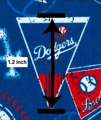 Dodgers Los Angeles FAUX LEATHER ROLL 12″ x 55″ Baseball 1080081 LITCHI TEXTURE