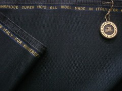 Vitale Barberis Canonico SUPER 110’S WOOL SUITING FABRIC MADE IN ITALY = 3.4 m.