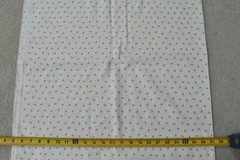By 1/2 Yd, Red & Green Floral on Off-White Quilt Cotton, Moda, Corey Yoder, V371