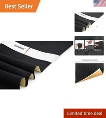 Soft Touch Imitation Leather Wrap – Car Interior (Black)