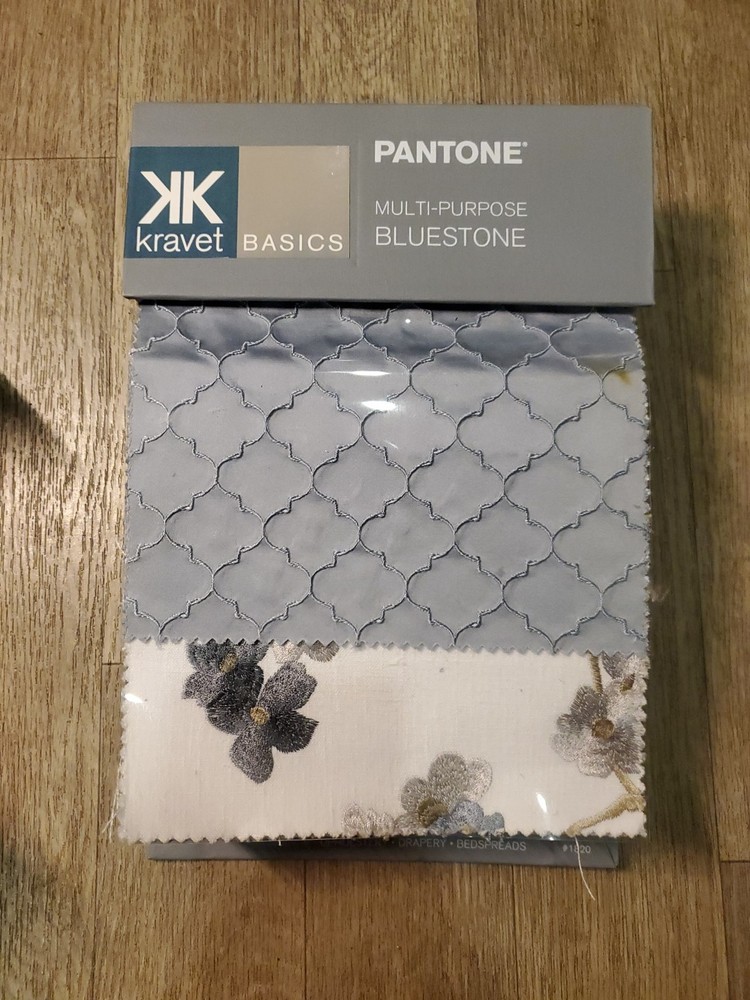Big FABRIC SAMPLE BOOK Bluestone Pantone kravet Basics, Over 45pcs LOT