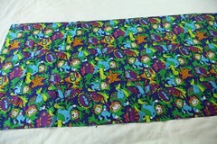 3Y x 44″ Vibrant Colorful Novelty Fish Scuba Ocean Fabric Quilt Cotton Neon