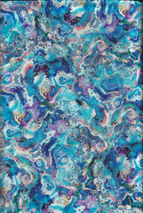 100% cotton abstract fabric “Flow” by Quilting Treasures