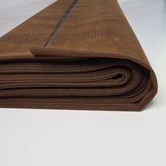 Bulk 25.5 Yards Brown Lizard Embossed Faux Leather Fabric 50″ 52″ W Upholstery