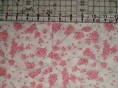 Pink, Gray & White Cherry Blossoms JoAnn Fabric BTHY 18″ x 44″ Flowers Floral