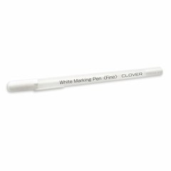 Clover White Marking Fine Pen (517) 1 Count (Pack of 1),