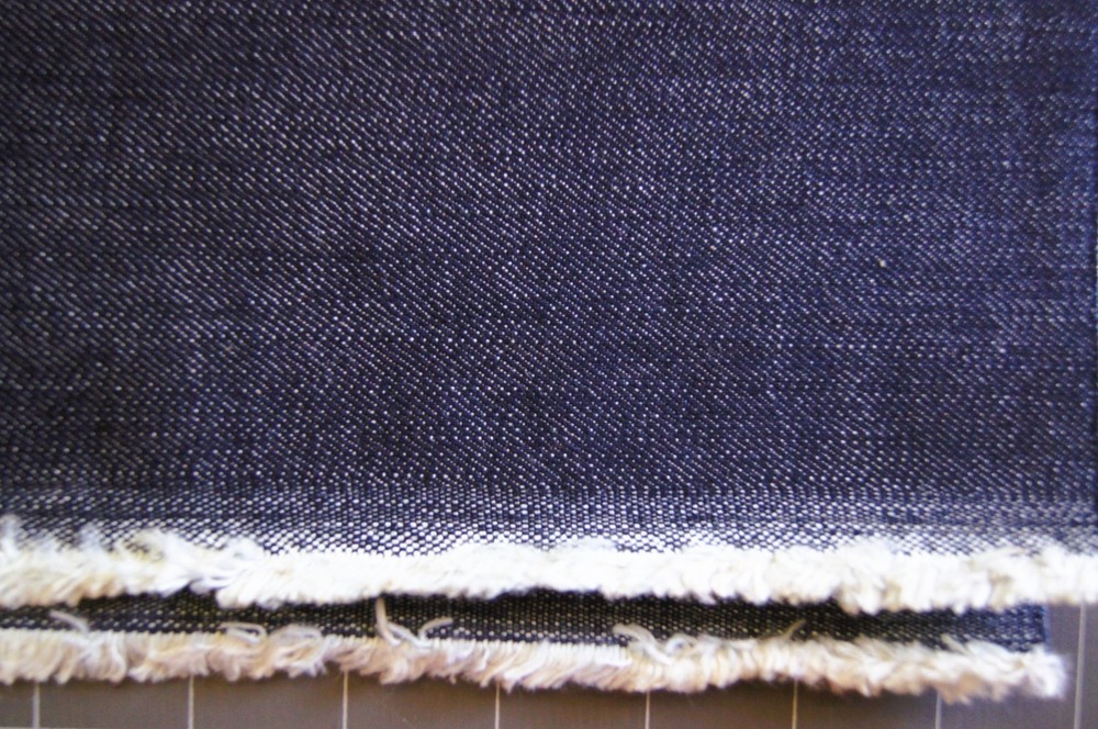 3/4 Yard Solid Dark Blue Demin Fabric 29″ X 60″