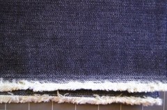 3/4 Yard Solid Dark Blue Demin Fabric 29″ X 60″