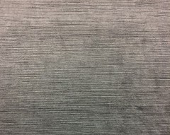 RODOLPH FABRICS PERSUASION PEWTER GRAY RIBBED VELVET MULITUSE FABRIC BTY 55″W