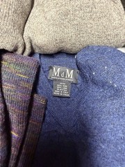 100% Wool Fabric Craft Material Up-Cycling Sweater Lot 17 Pounds 19 Pieces