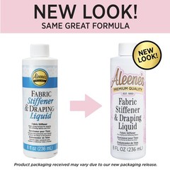 Aleene’s Fabric Stiffener and Draping Liquid, Quick Drying, 8 Oz, 8 Ounce