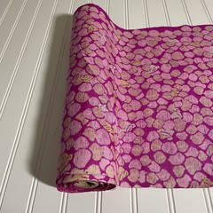SILK Fuchsia Multicolor FABRIC 16 Yards x 15 Inches Wide or 576 Inches x 15 Wide