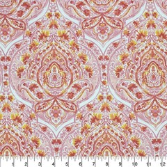 Better Homes & Gardens 100% Cotton Damask Purple 2 Yard Precut Fabric