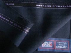 45% WOOL & 55% POLYESTER SUITING/JACKETING FABRIC MADE IN ENGLAND = 3.4 m.