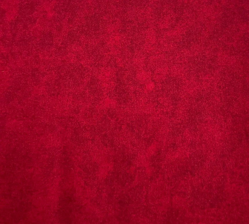 CRANSTON COLLECTION – RED/BURGUNDY TONAL COTTON – 1 1/2 YARDS