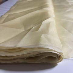 SILK YELLOW FABRIC 10 Yards x 21 Inches Wide or 360 Inches x 21 Wide