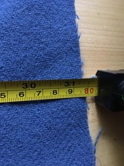 Vintage Blue Wool Herringbone Fabric Remnant Lot – Woven Suiting 1lb 7oz