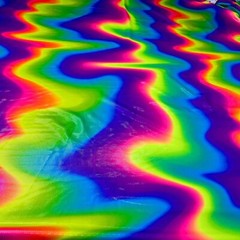 Stretch Spandex Fabric Psychedelic Multicolor Print 60″wide by yard for Swimwear