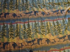 FABRIC 94″ Wide X 3 Yards Wilderness Theme Great for Duvet Bedding Windows