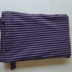 Vintage 4 Way Stretch Purple & Black Knit Fabric 2 Yards 64″ Wide Costume Knit