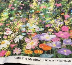Hoffman Spectrum “ Into The Meadow “ 2021 Digital Print S#T4924 Fabric 1 Yd X 44