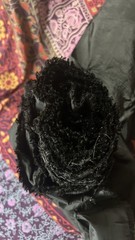 TAFFETA Fabric Satin Black Sewing Material Huge LOT