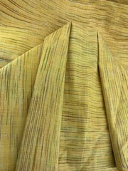 Muslin Febric 100℅Cotton Unbleach 5 Metre Febric Saffron Yellow thread Count 200