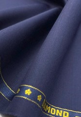 Solid Blue Super 150s Wool Blend Fabric Suiting Thobe Dishdasha 3.50m x 1.50m