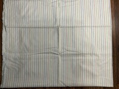 1989 Ameritex Fabric Pressman-Gutman #1927 Colored Stripes On White 102” X 58”