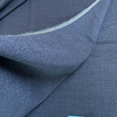 VBC Supersonic Fabric – Navy Blue Wool Jersey Knit Stretch – 2.2m Jacket Italy