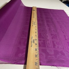 SILK Purple, FABRIC 6 Yards x 22 Inches Wide or 216 Inches x 22 Inches Wide