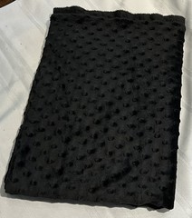 Minky Dot Fabric Bundle 2 Pieces Black And Brown