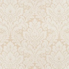 Lee Jofa 100% Linen Damask Weave Uphol Fabric- Acanthus Damask / Pearl 2 yds
