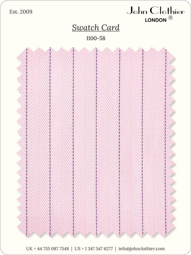 Quilting Cotton Fabric by Yard Pink Chalk Stripes Shirting Dressmaking Material