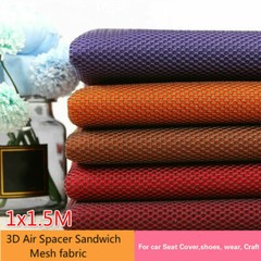 Thick 3D Air Spacer Sandwich Mesh Fabric Net Cloth Car Seat Cover Material