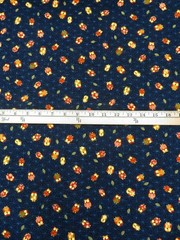 Wagura Owls Japanese Cotton Fabric Sevenberry Blue By the Yard