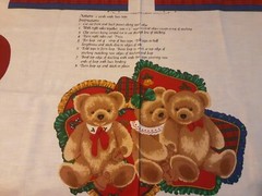 Fabric Panel Holiday Spirit Multicolor With Instructions