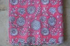 5 Yard New Hand Printed Indian Fabric 100% Cotton NO DUTY CHARGES 100%✅ZK-376