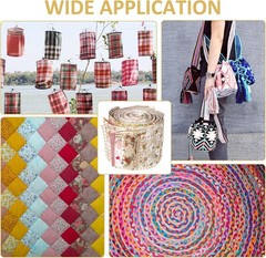 42Pcs Jelly Roll Fabric Strips Soft Cotton Quilting Fabric 2.5 x 20 Inch Pre-Cut