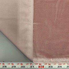 Princess OLD ROSE-B Polyester Spandex Stretch Velvet Fabric for Bows, Head Wrap