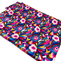 Liberty of London 100% Silk Satin “Bloomsbury” Fabric 1 Yard Piece
