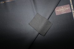 100% MERINO WOOL SUITING FABRIC in “Polynesian Blue” = MADE IN ENGLAND = 3.4 m.