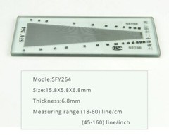 Glass Fabric Weft Warp Density Mirror Warp & Weft Density Measuring Scale 1PC