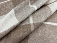 S. Harris Alpaca Mohair Wool Fabric- Interiors Plaid / Flyn Camel 5 yds 7589603