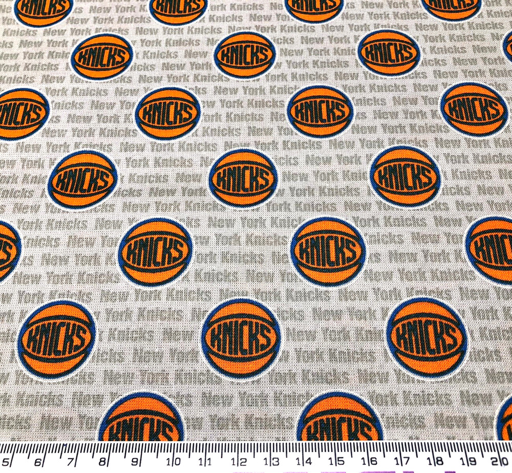NBA New York Knicks Woven Cotton Fabric, Sewing Fat Quarter (Brand New)